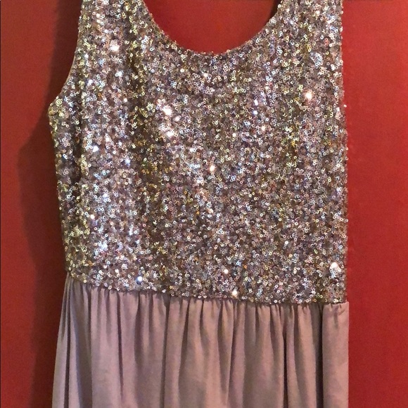 Villa high-low sparkle dress - Picture 2 of 4